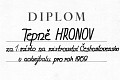 Diplom MČR trojic 1969